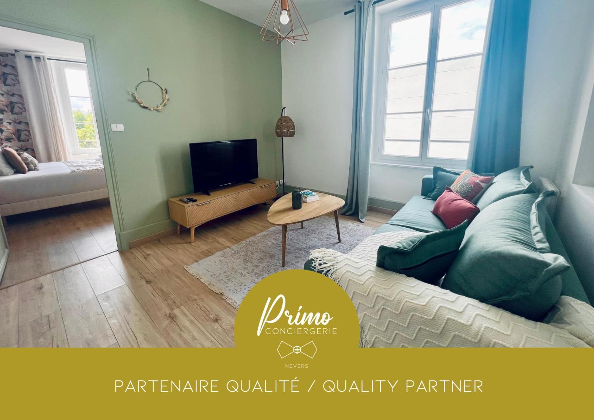 "Le Charleville", Superbe Appartement, Gare De Nevers, Service Premium By Primo C0Nciergerie Eksteriør bilde